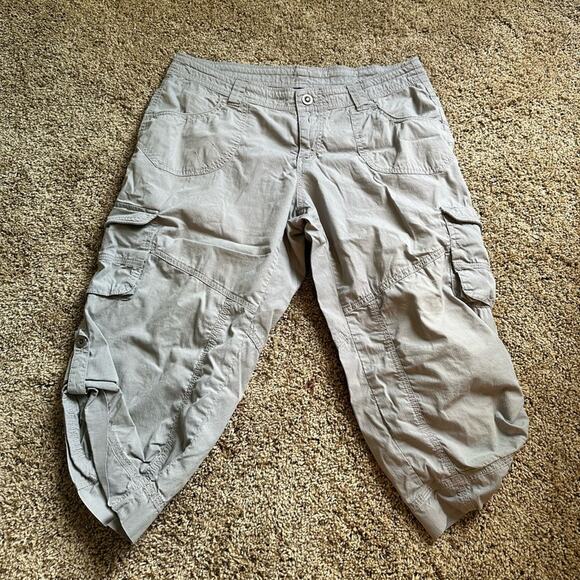 Kuhl Pants - Kuhl Light Gray Cargo Pants Women Size 10